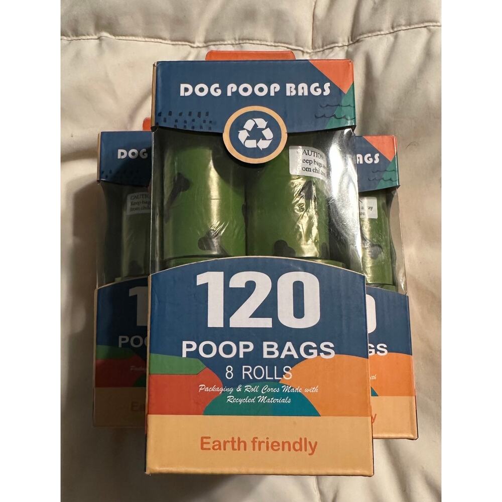 3 Pack of 8 Roll Bundle Dog Poop Bags